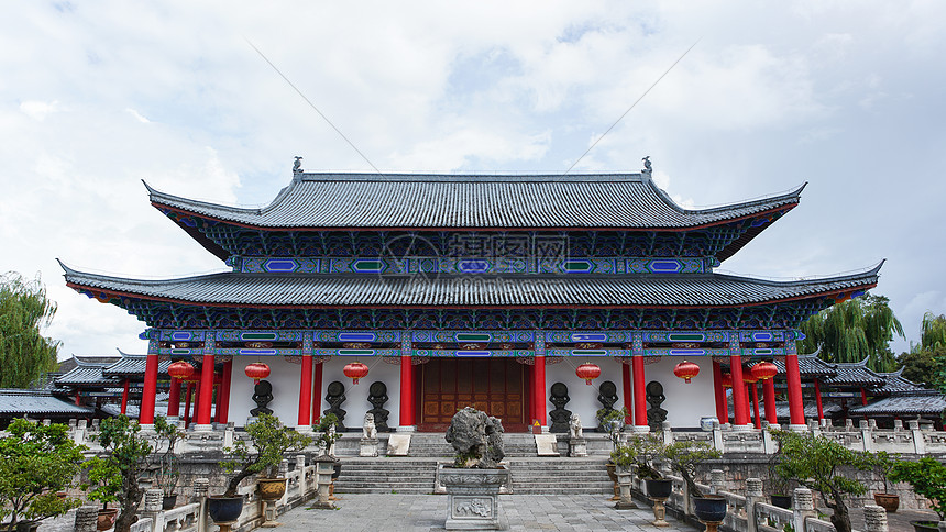 高清照片下载,该高清照片标题为丽江古城木府古建筑,编号:501550640