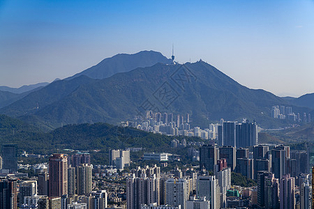 深圳罗湖区建筑城市背景图片