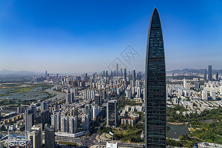 深圳罗湖区CBD城市建筑背景图片