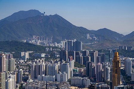 深圳罗湖区建筑城市背景图片