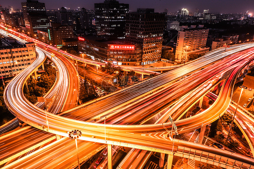 上海大柏树夜景图片