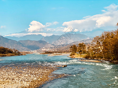 漓江山水四川都江堰水利工程背景