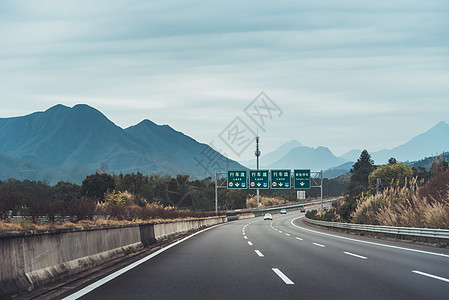 道路交通标志高速公路背景