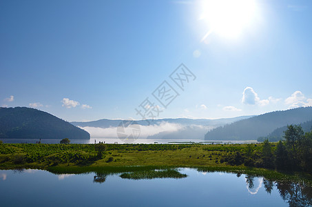 云南碧塔海云南香格里拉普达措国家公园背景