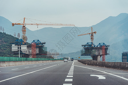 高速公路建设背景图片