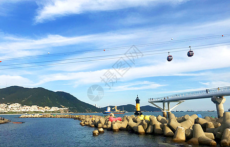 韩国釜山松岛天空步道图片