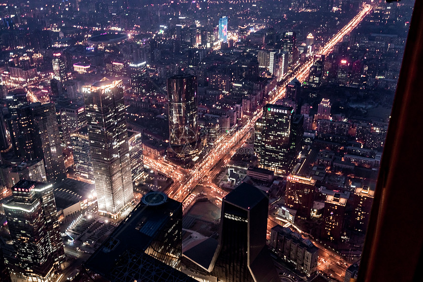北京东三环夜景