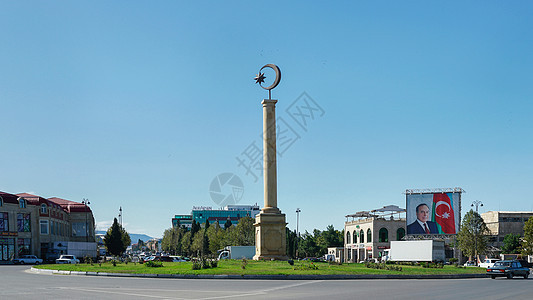 阿塞拜疆穆斯林国家星月标志图片