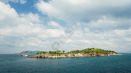 土耳其黑海南岸背景图片