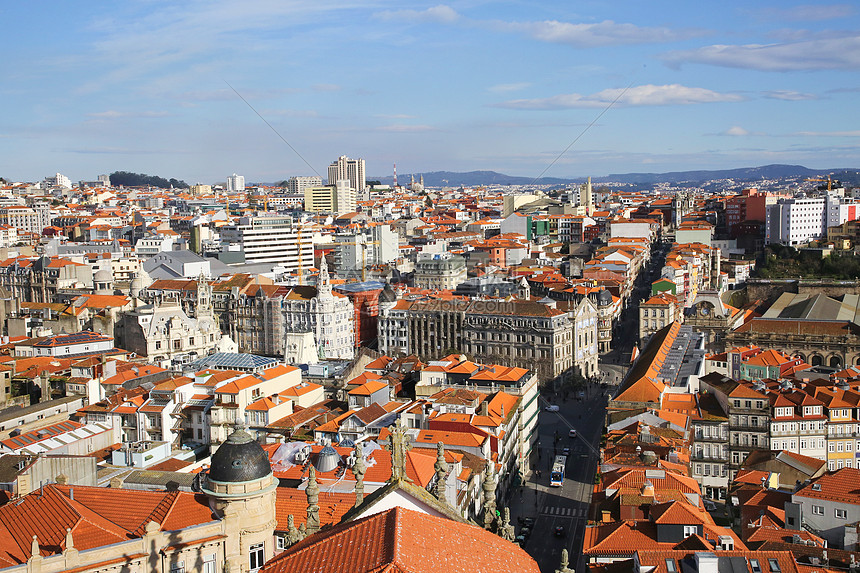 葡萄牙波尔图城市全景图片