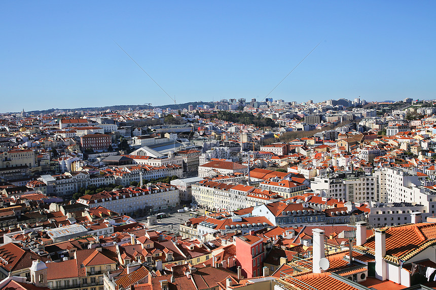 葡萄牙里斯本城市全景图片