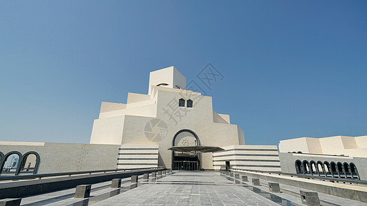 世界第三清真寺卡塔尔伊斯兰历史博物馆背景