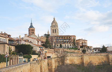 西班牙塞戈维亚古城图片