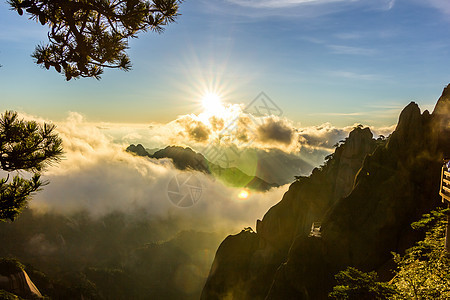 黄山自然风光图片