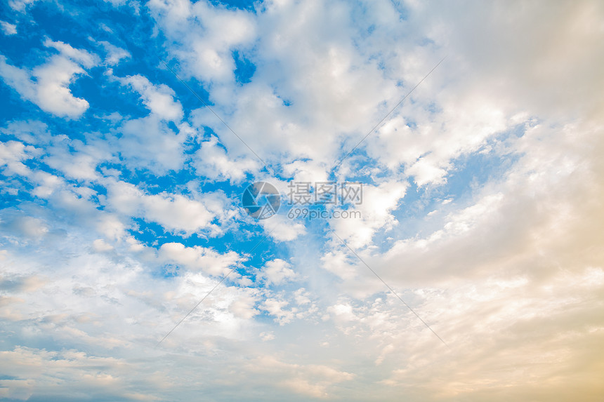 天空蓝天云朵素材图片