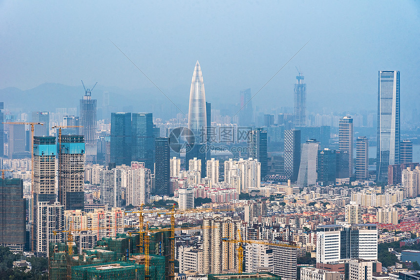 深圳南山区建筑群图片