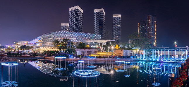 深圳南山海上世界夜景图片