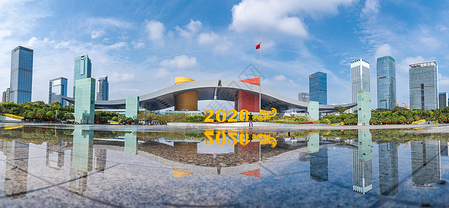 深圳南山全景图背景