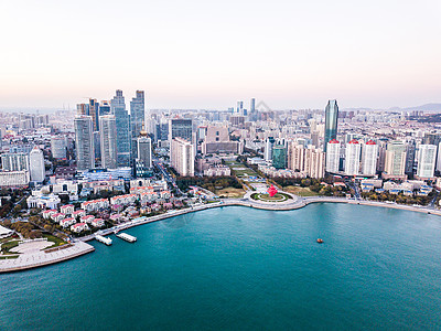 青岛海岸线背景图片