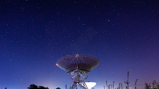 科技北京密云不老屯天文台星空背景