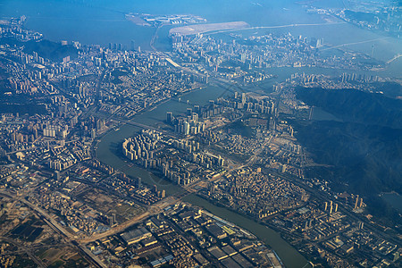 航拍澳门城市图片素材