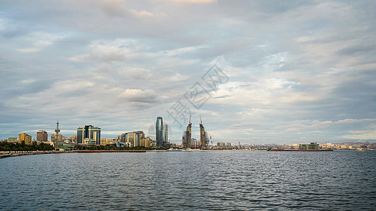阿塞拜疆城市里海风光图片