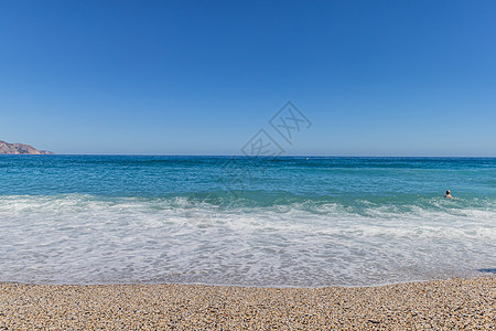 夏季地中海海滩图片