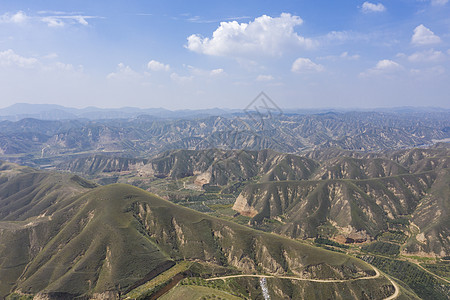 兰州黄土高原地貌高清图片