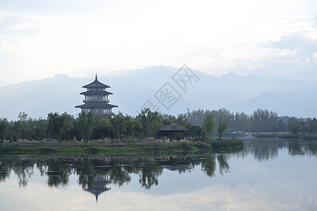 鄠邑渼陂湖景区图片