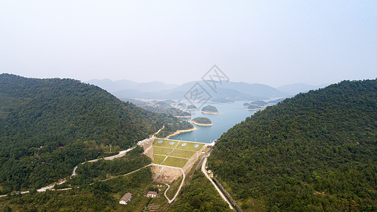 河流图湖南省常德市澧县山门水库背景