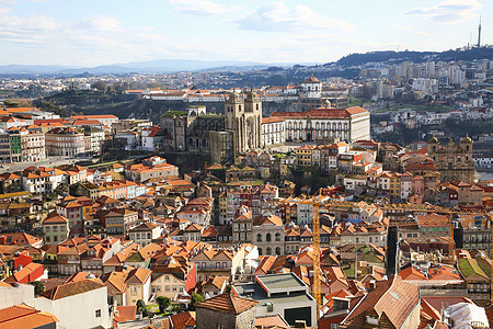 葡萄牙波尔图老城建筑全景图片