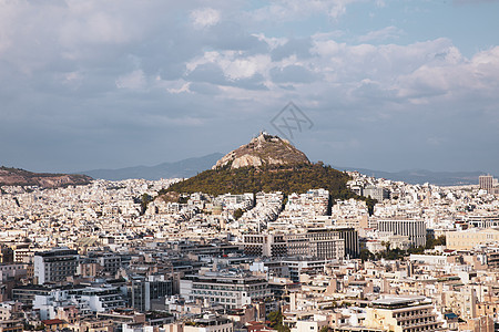 雅典风光希腊雅典全貌风光背景