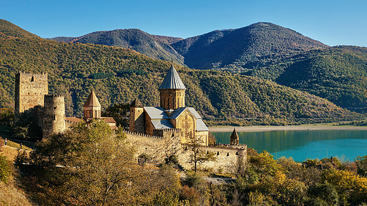 格鲁吉亚军事大道阿纳努里修道院图片