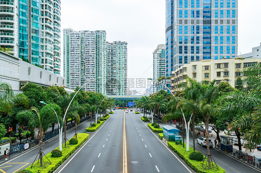 厦门思北路口的公路图片