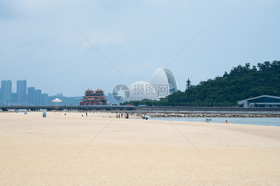 广东珠海海边沙滩图片