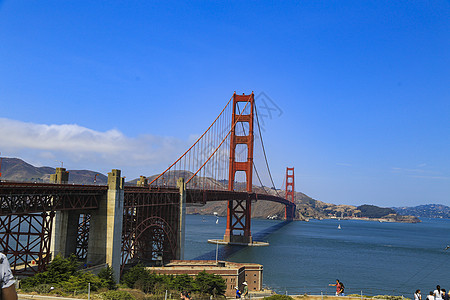 旧金山大桥美国旧金山金门大桥背景
