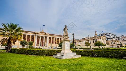 希腊雅典特色建筑国立图书馆图片