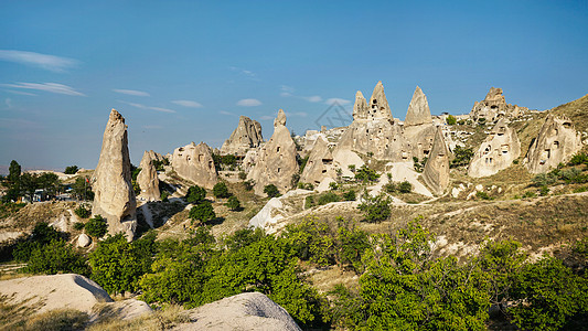 土耳其卡帕多奇亚石窟外星岩石图片