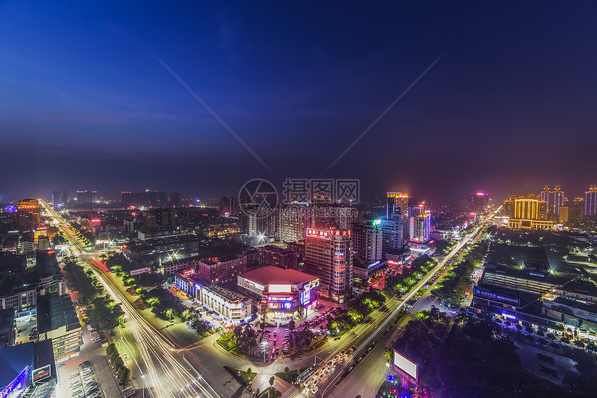 贵港港北区夜景