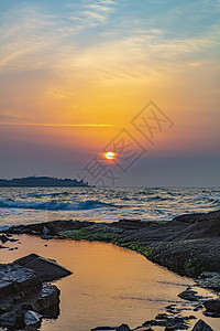 海上日出图片