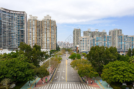 居民楼建筑群背景图片