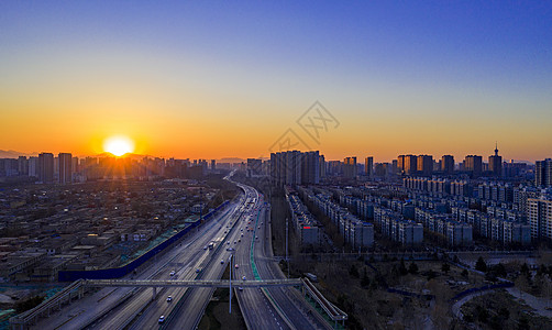 小区马路石家庄二环路背景