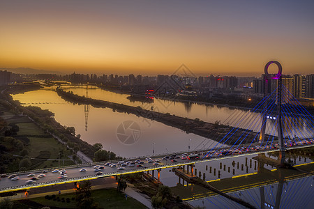 古都咸阳渭河大桥图片