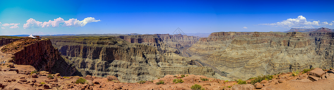 美国拉斯维加斯大峡谷全景照片背景