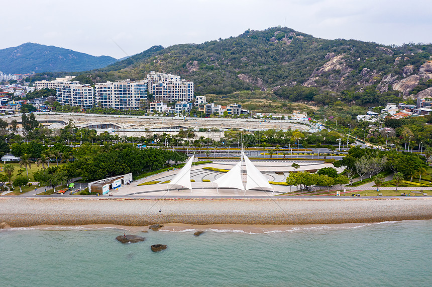 厦门环岛路音乐广场图片