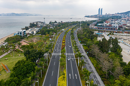 厦门环岛厦门曾山环岛公路背景