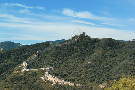 虎山长城北京旅游地标景点长城背景