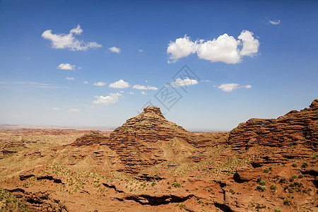 平沙湖峡谷景观图片