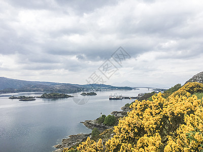 英国苏格兰天空岛风景高清图片