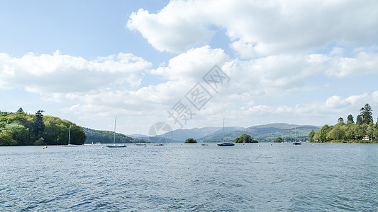 五大连池温泊湖英国温德米尔湖背景